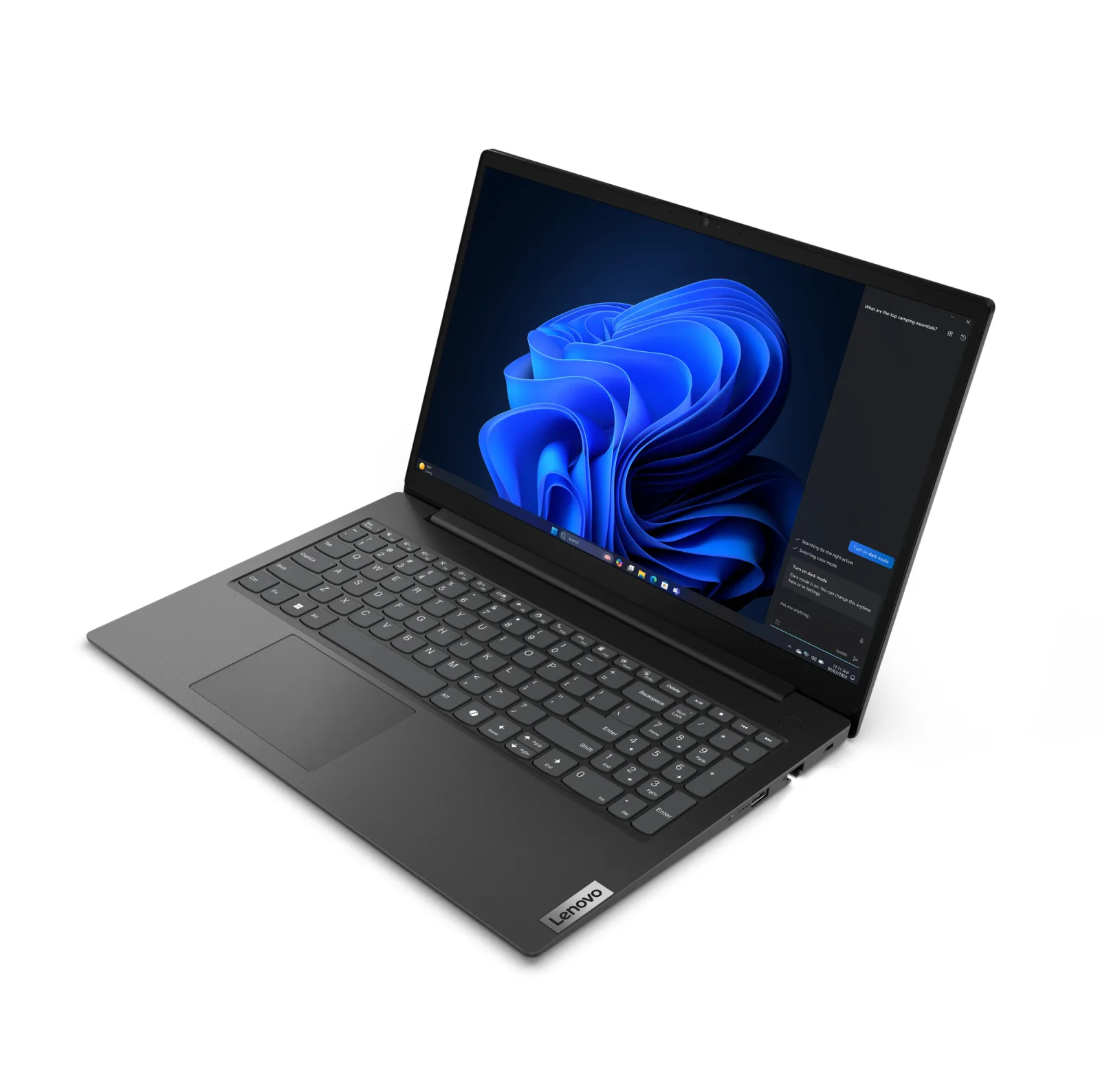 Lenovo V15 G5 IRL Intel® Core™ i5 i5-13420H Ordinateur portable 39,6 cm (15.6") Full HD 16 Go DDR5-SDRAM 512 Go SSD Wi-Fi 6 (802.11ax) Windows 11 Pro Noir Français photo 3